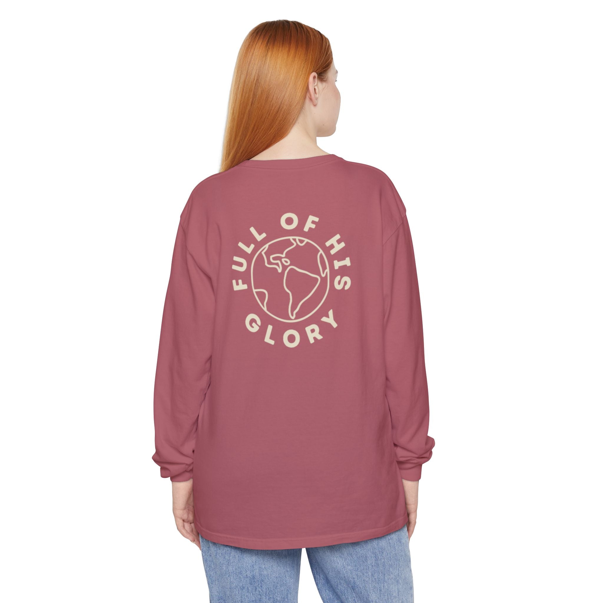 Full Of His Glory  (Isaiah 6:3) Long-Sleeved Shirt