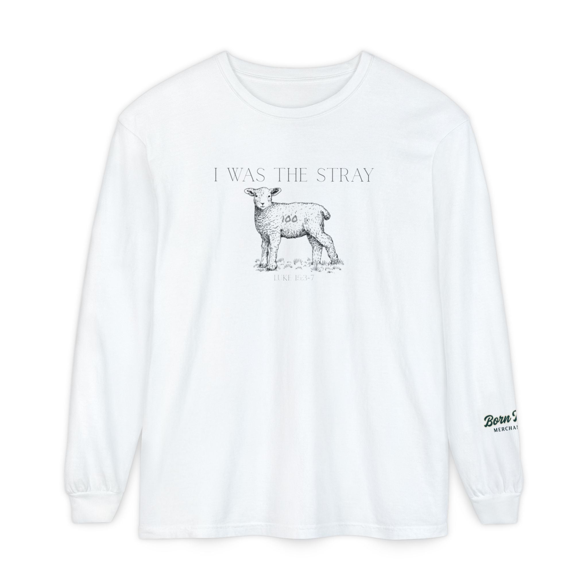 The Stray (Luke 15:3-7) Christian Long-sleeved T-shirt by
