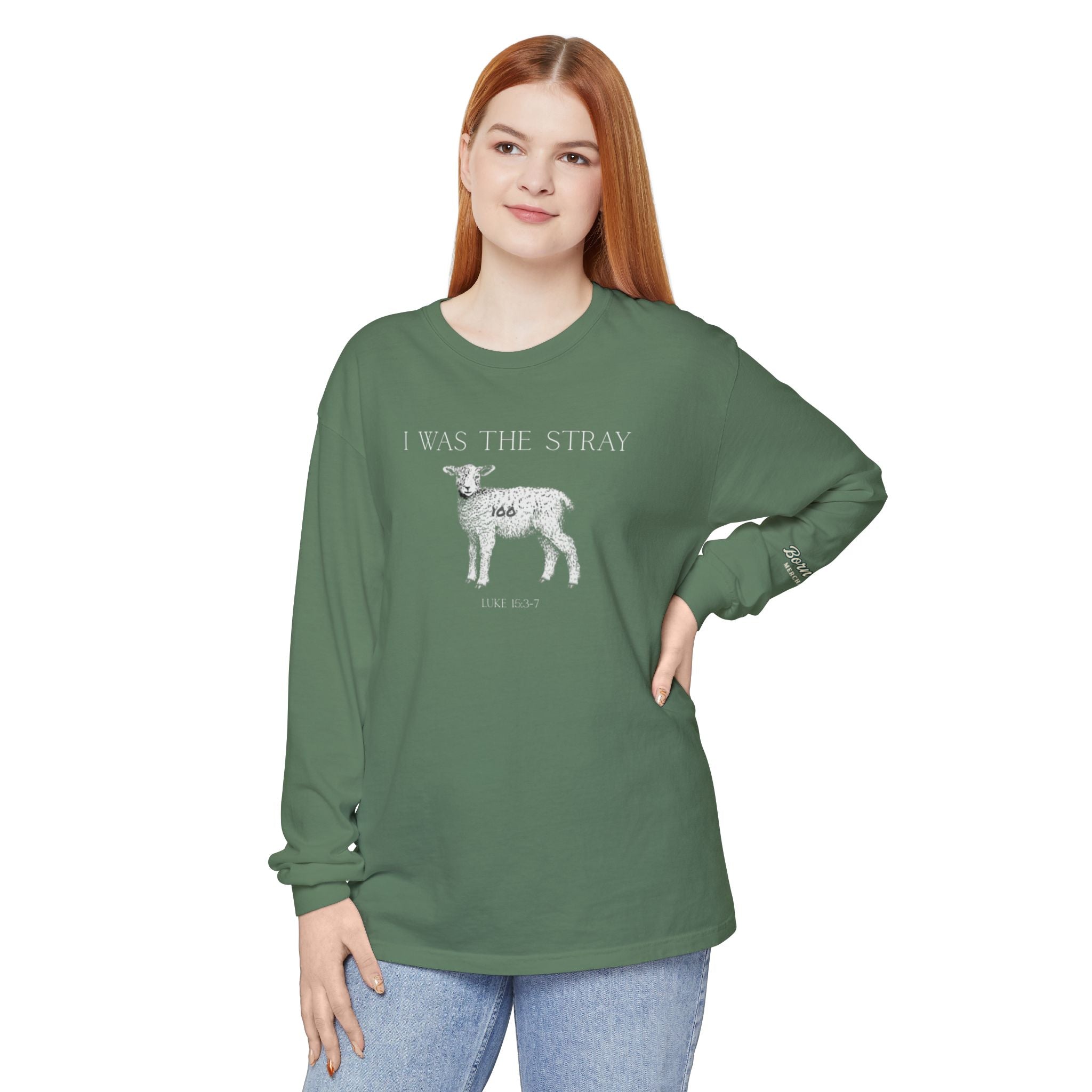 The Stray (Luke 15:3-7) Christian Long-sleeved T-shirt by