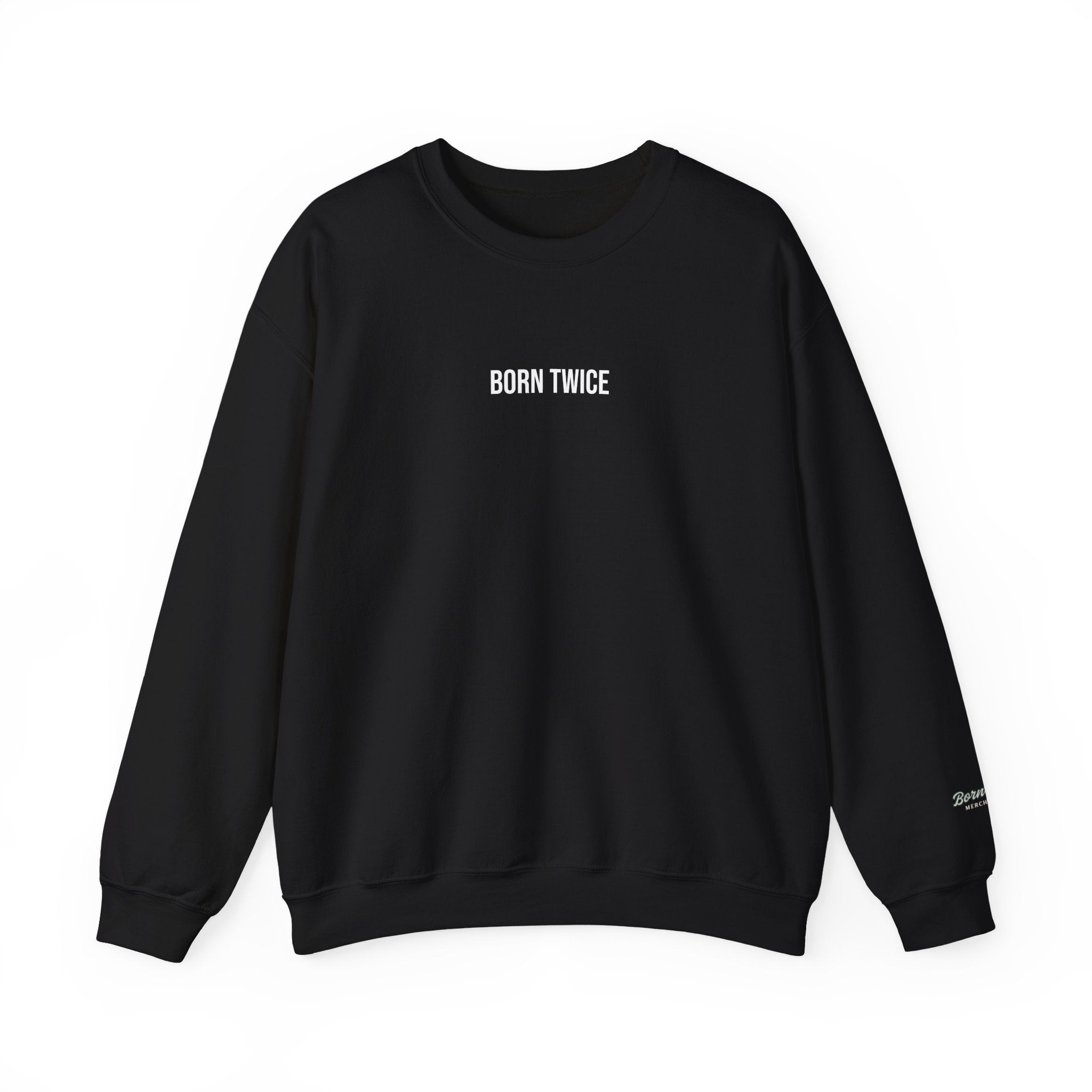 Born Twice (Small Logo) Crewneck Sweatshirt