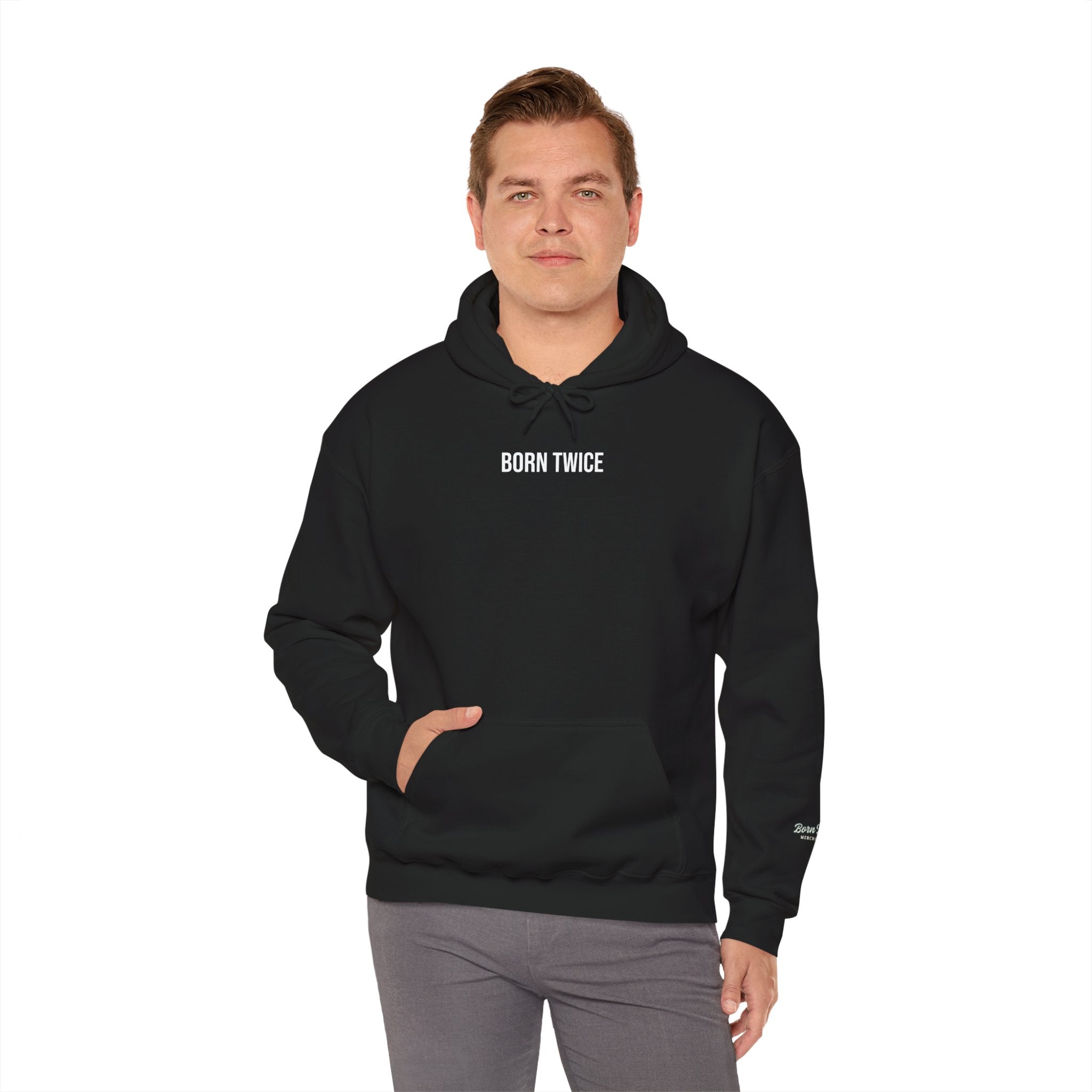 Born Twice (Small Logo) Hoodie