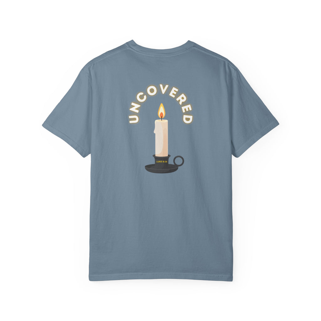 Candle Uncovered (Luke 8:16) Christian T-shirt