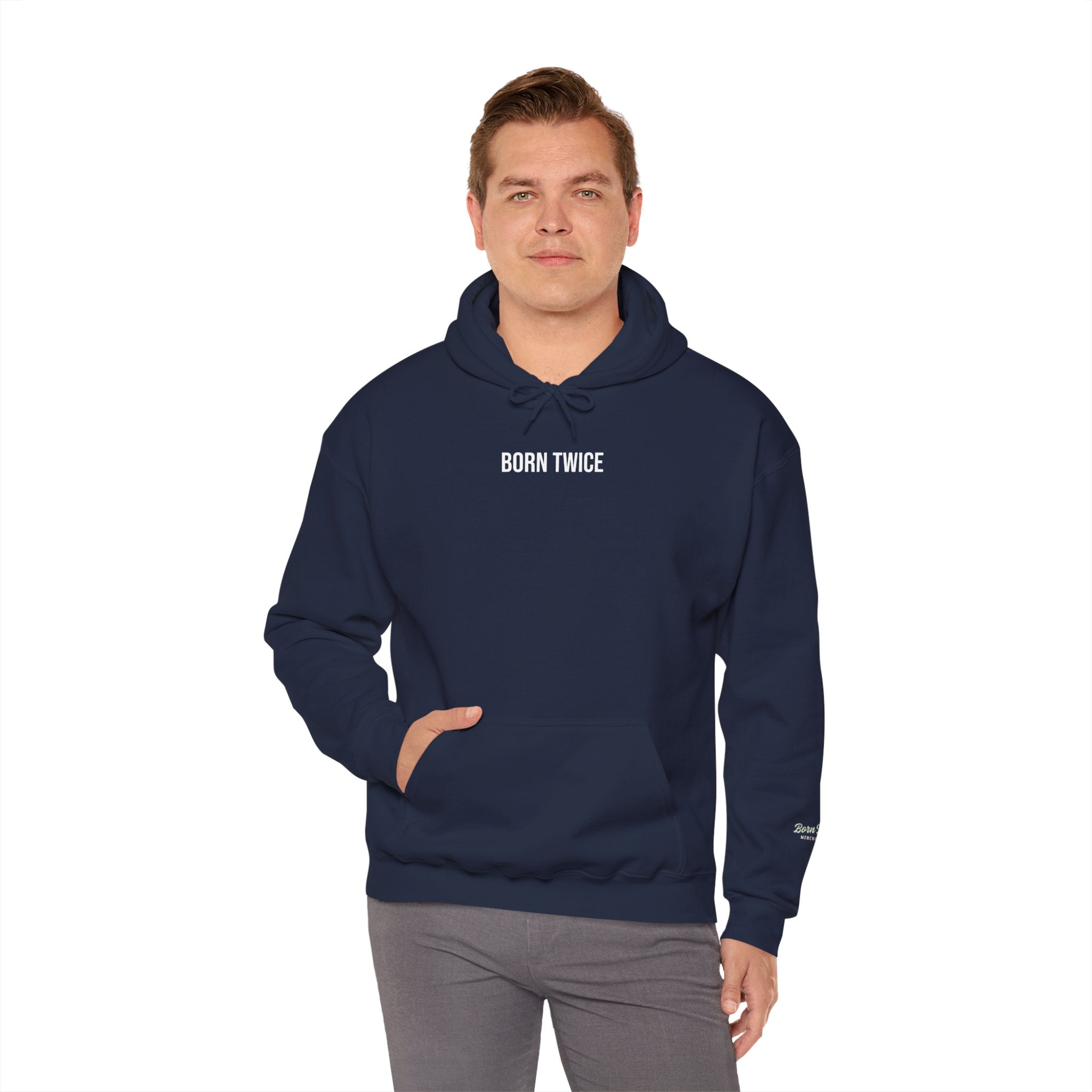 Born Twice (Small Logo) Hoodie
