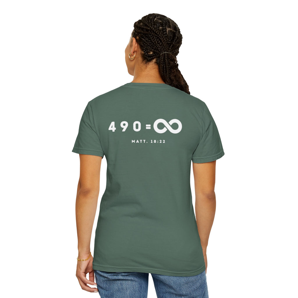 490= Infinity Shirt (Matthew 18:22)