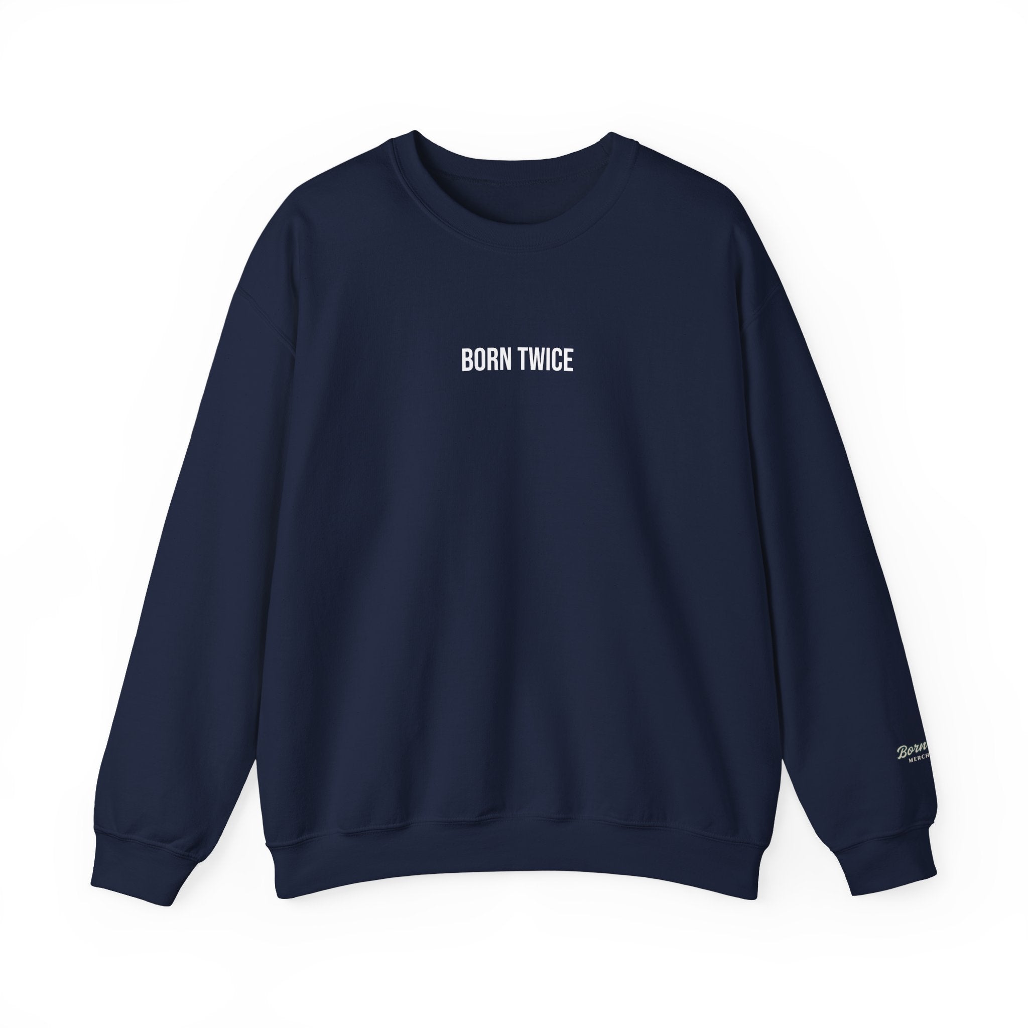 Born Twice (Small Logo) Crewneck Sweatshirt