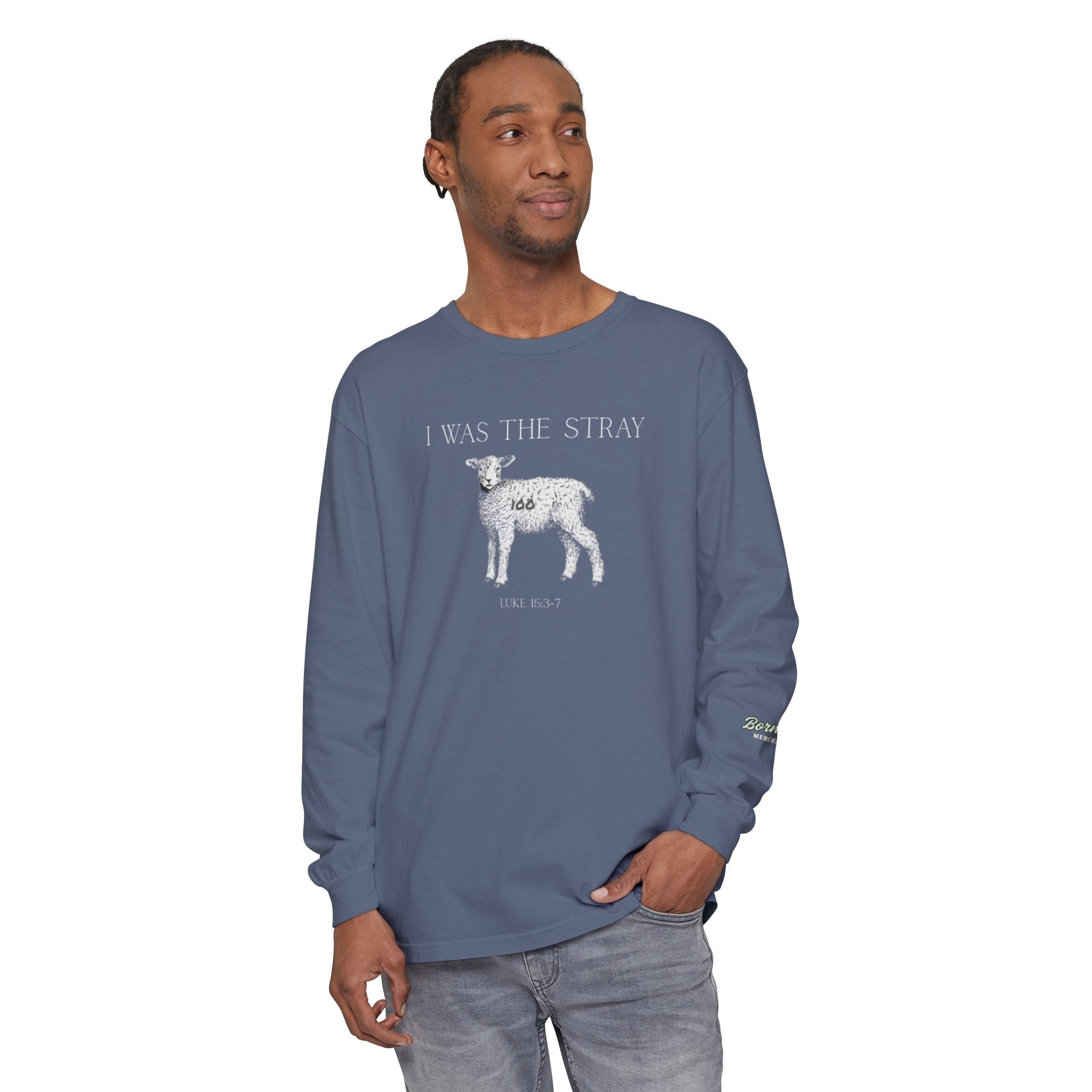 The Stray (Luke 15:3-7) Christian Long-sleeved T-shirt by