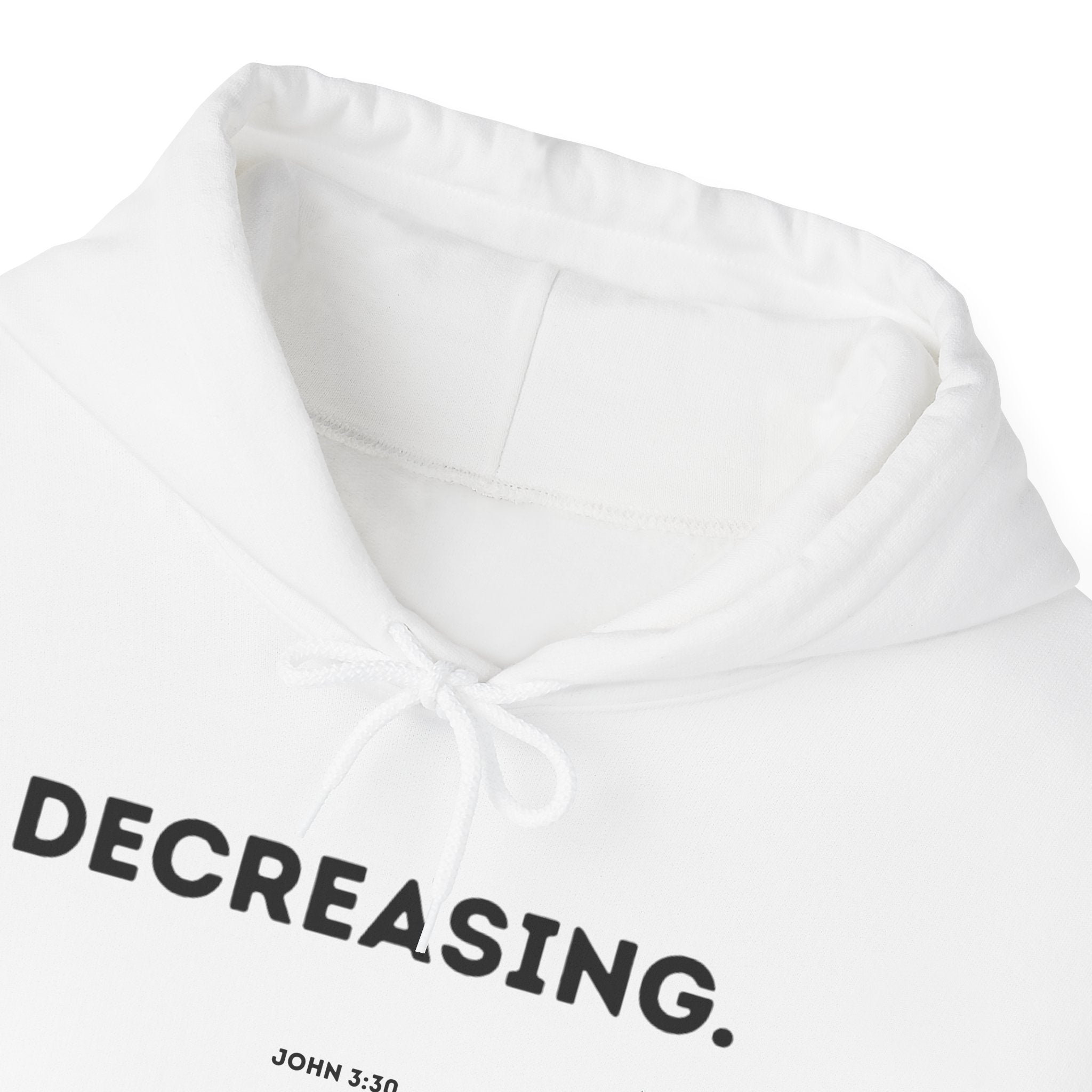 Decreasing (John 3:30) Hoodie