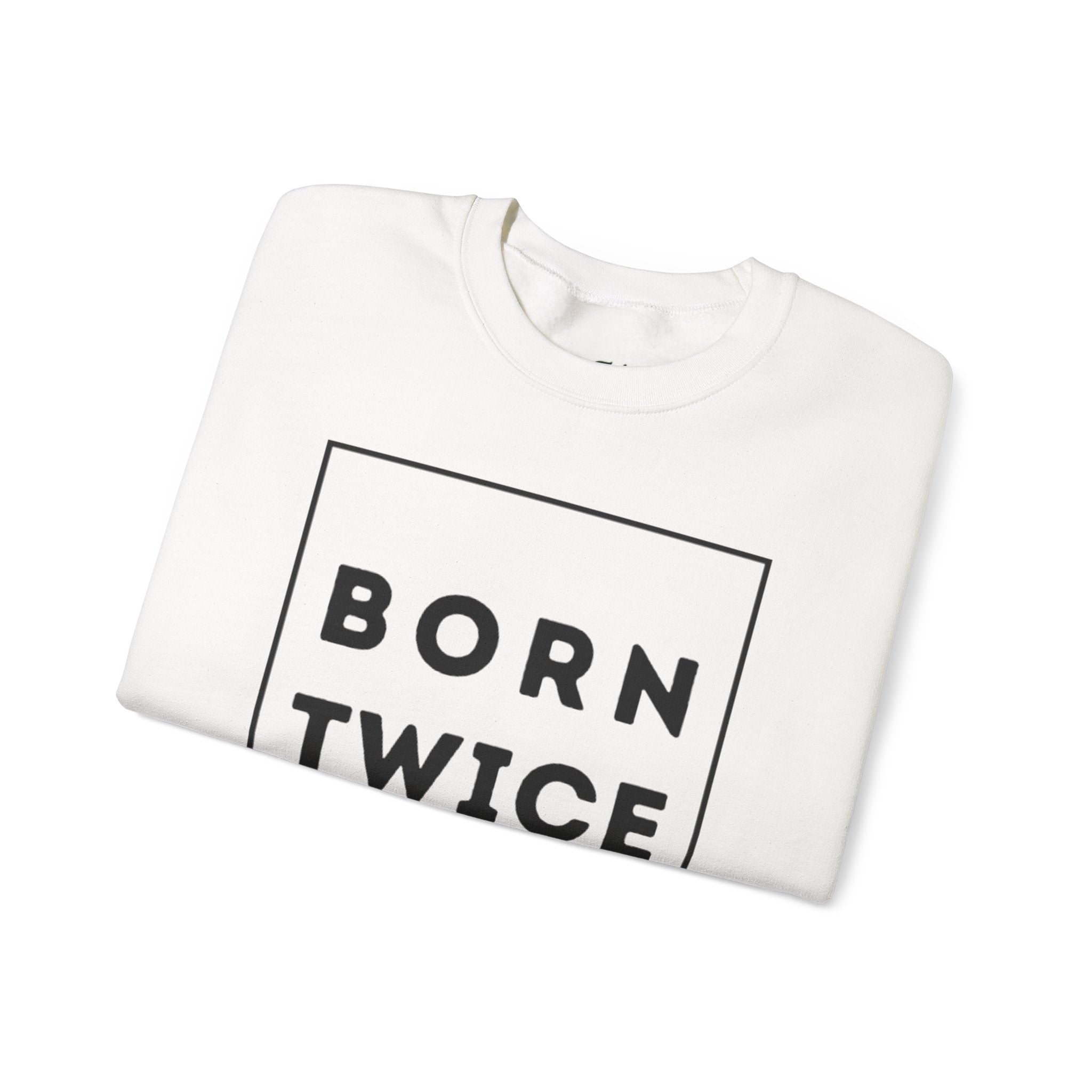 Born Twice Box Logo Crewneck