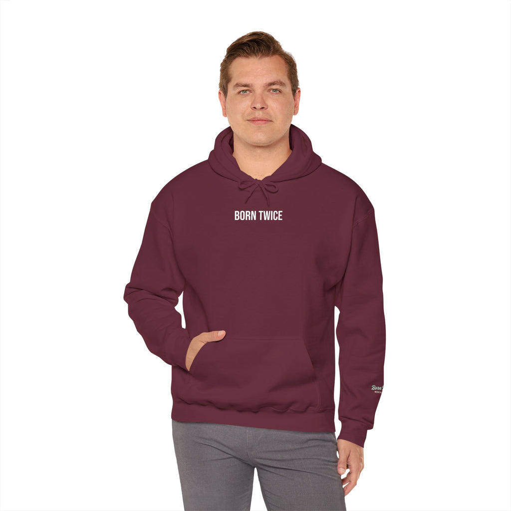 Born Twice (Small Logo) Hoodie