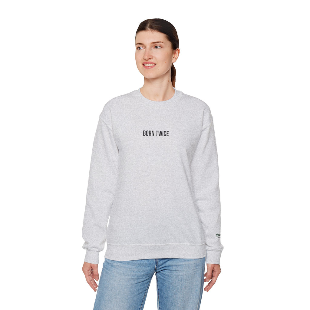 Born Twice (Small Logo) Crewneck Sweatshirt