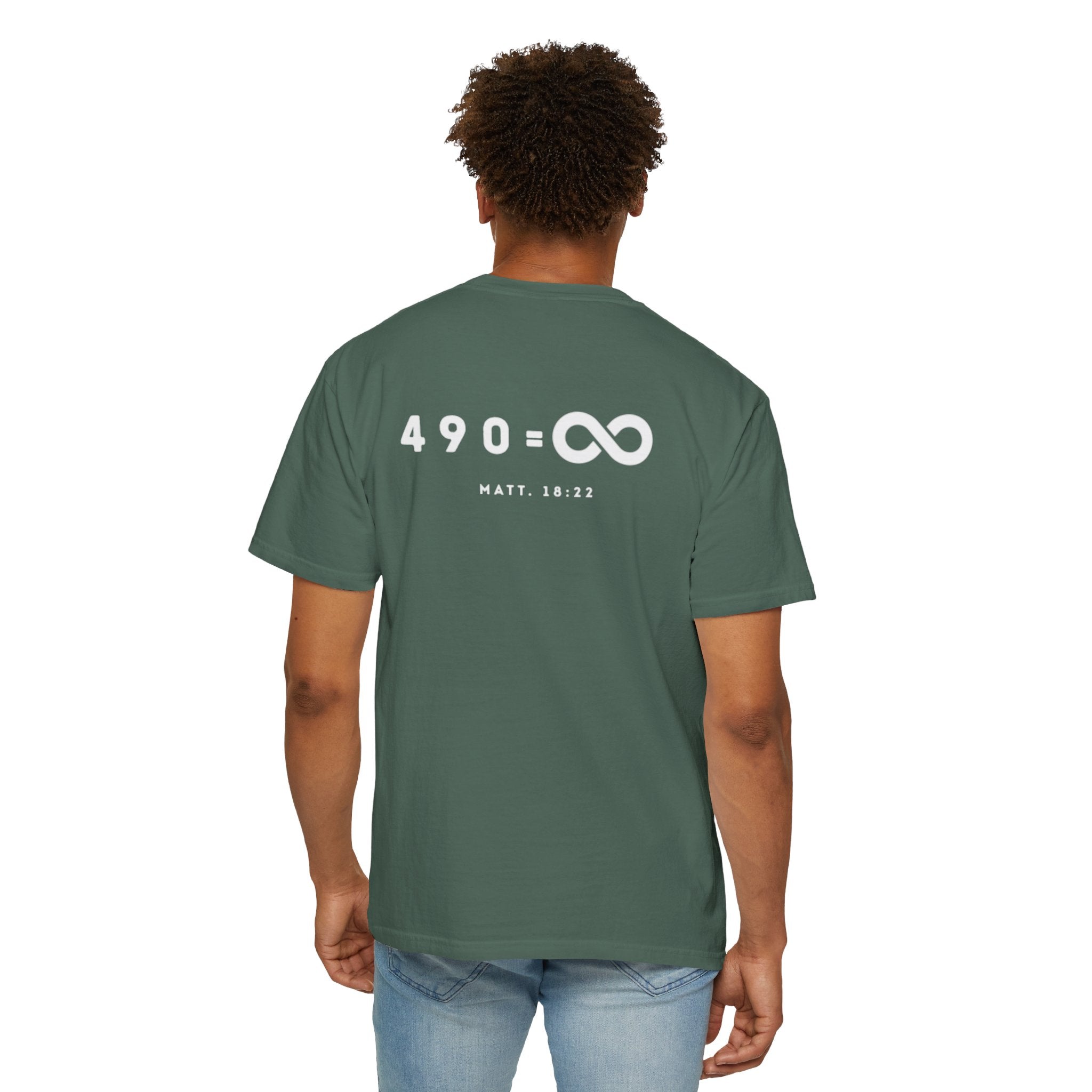 490= Infinity Shirt (Matthew 18:22)