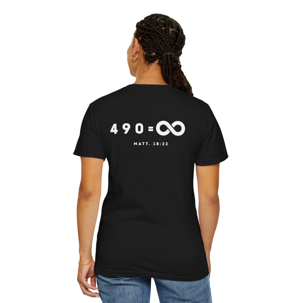 490= Infinity Shirt (Matthew 18:22)