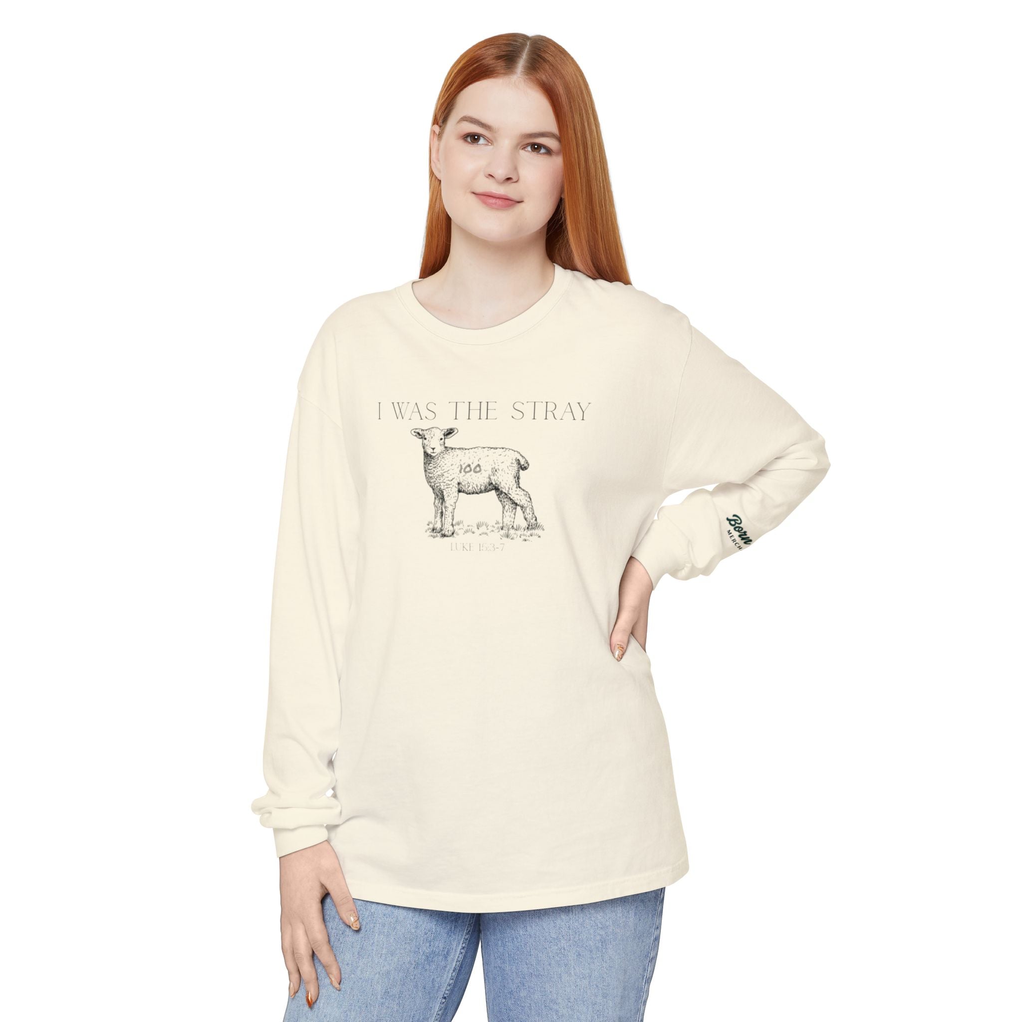 The Stray (Luke 15:3-7) Christian Long-sleeved T-shirt by