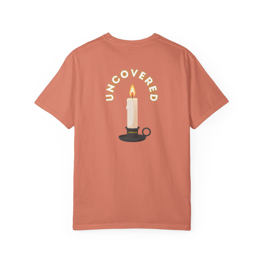Candle Uncovered (Luke 8:16) Christian T-shirt