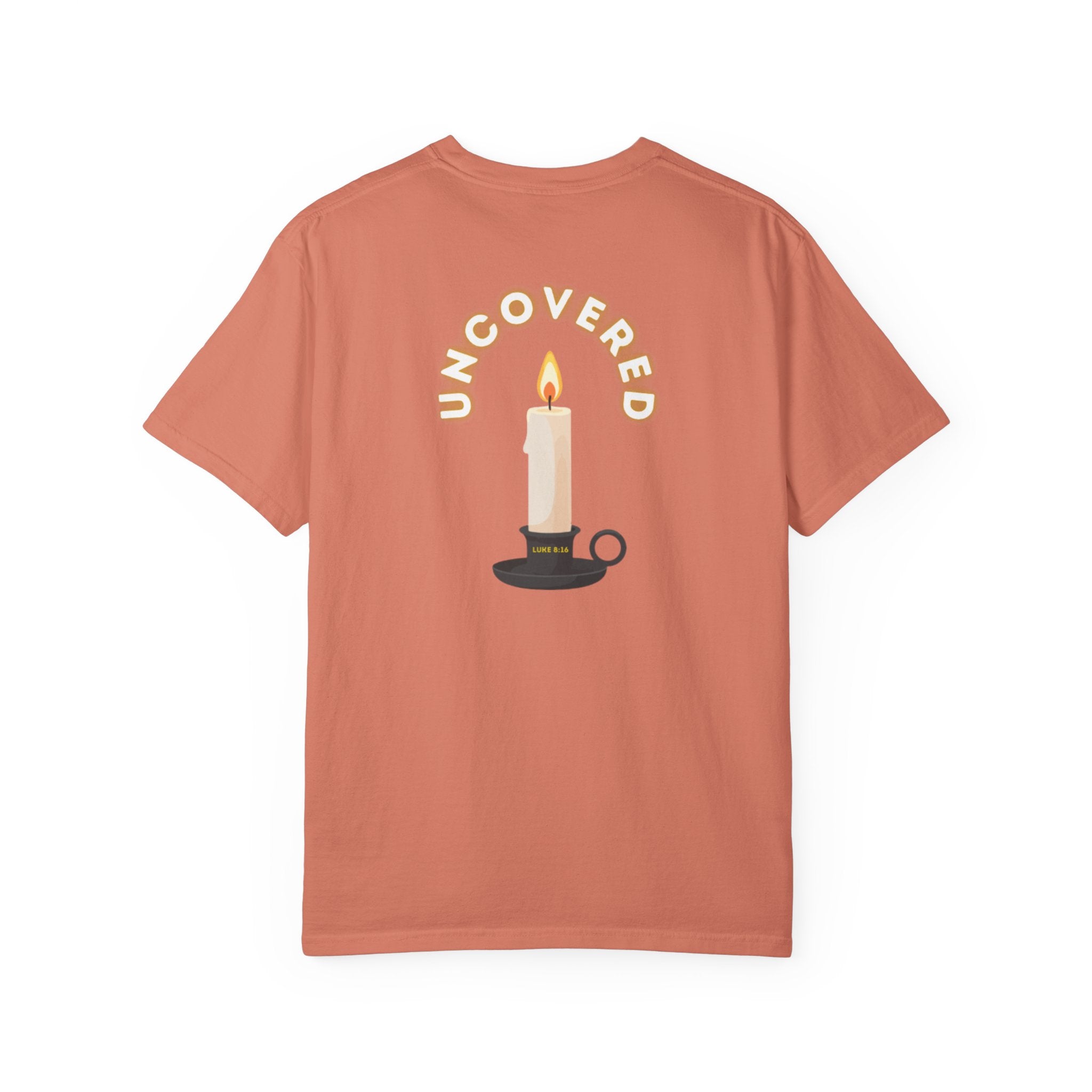 Candle Uncovered (Luke 8:16) Christian T-shirt