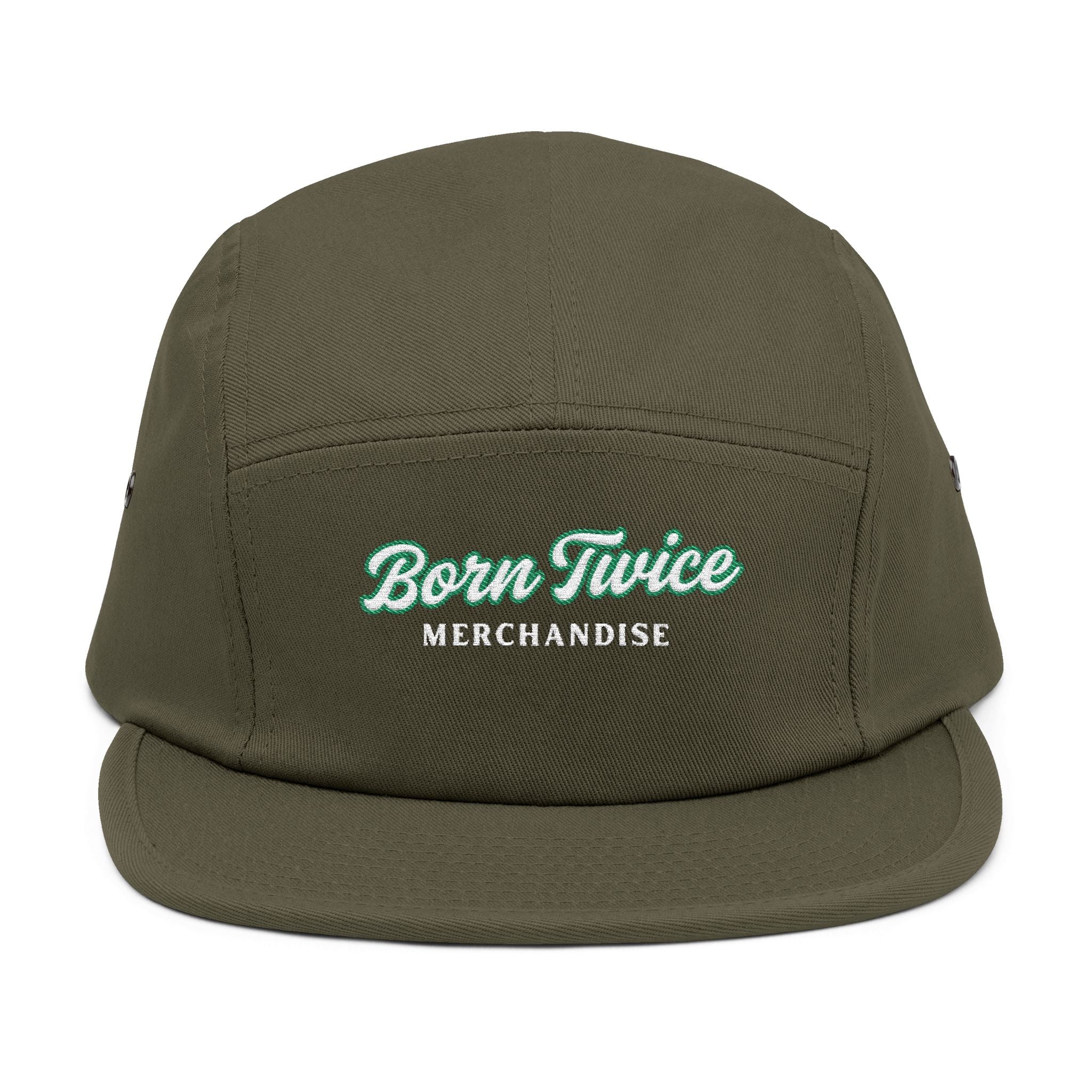 Born Twice Merchandise Embroidered 5 Panel Cap