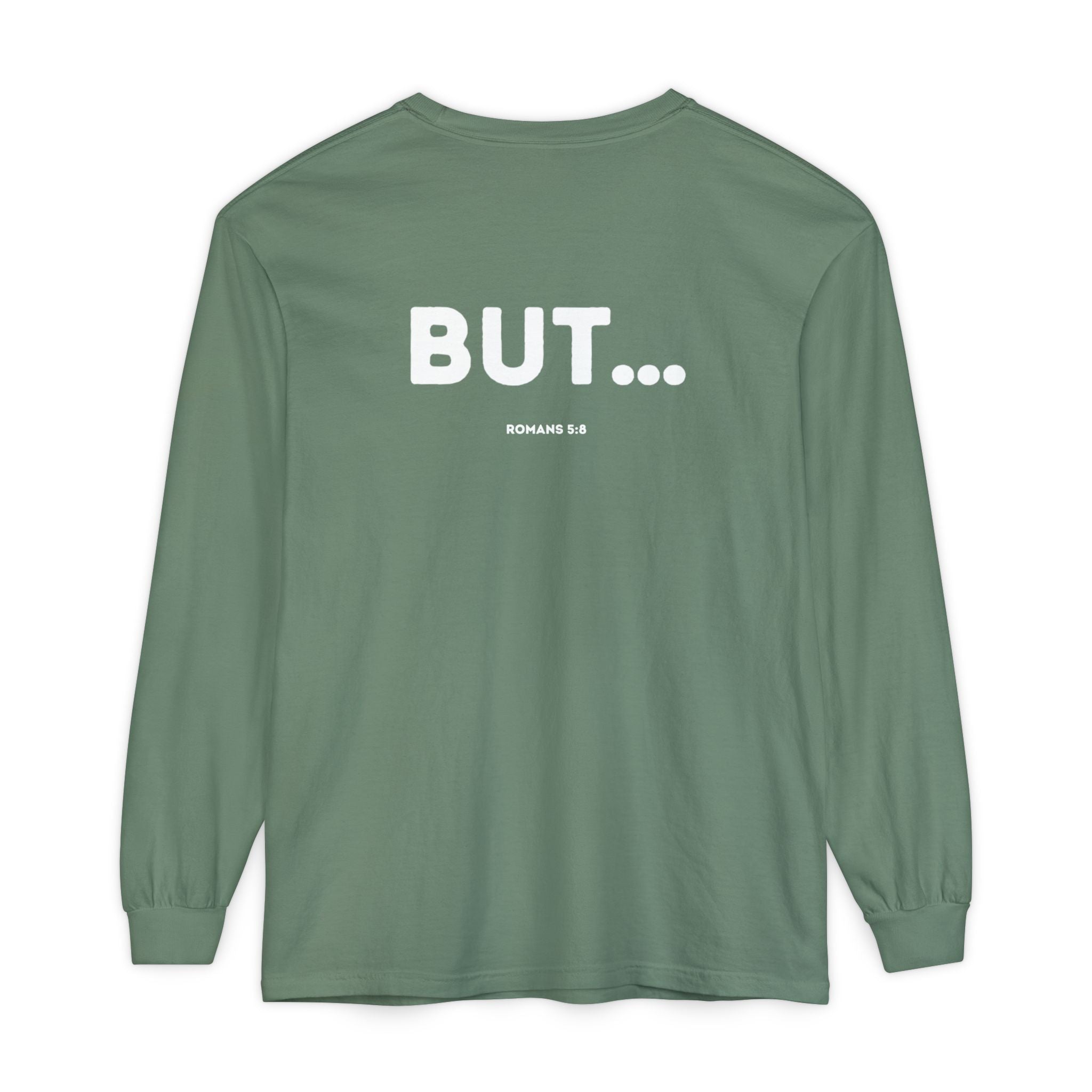 But... (Romans 5:8) Long-Sleeved Shirt