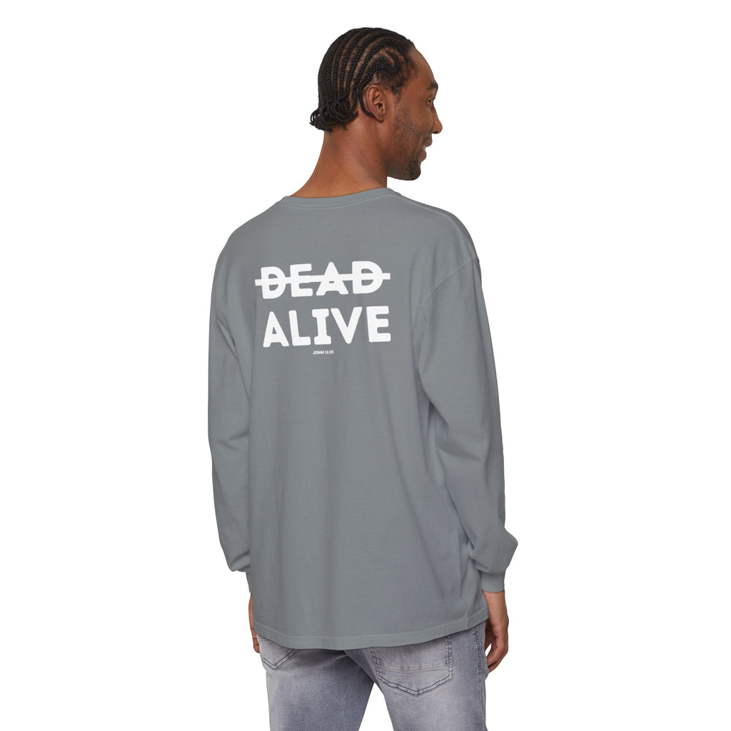 Dead Alive Graphic Long Sleeve T-Shirt — Minimal Front Logo