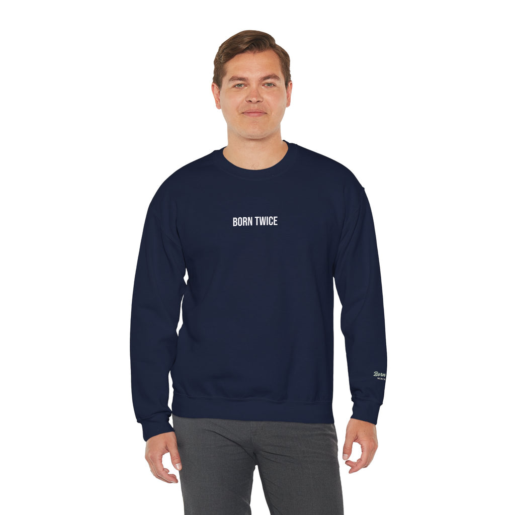 Born Twice (Small Logo) Crewneck Sweatshirt