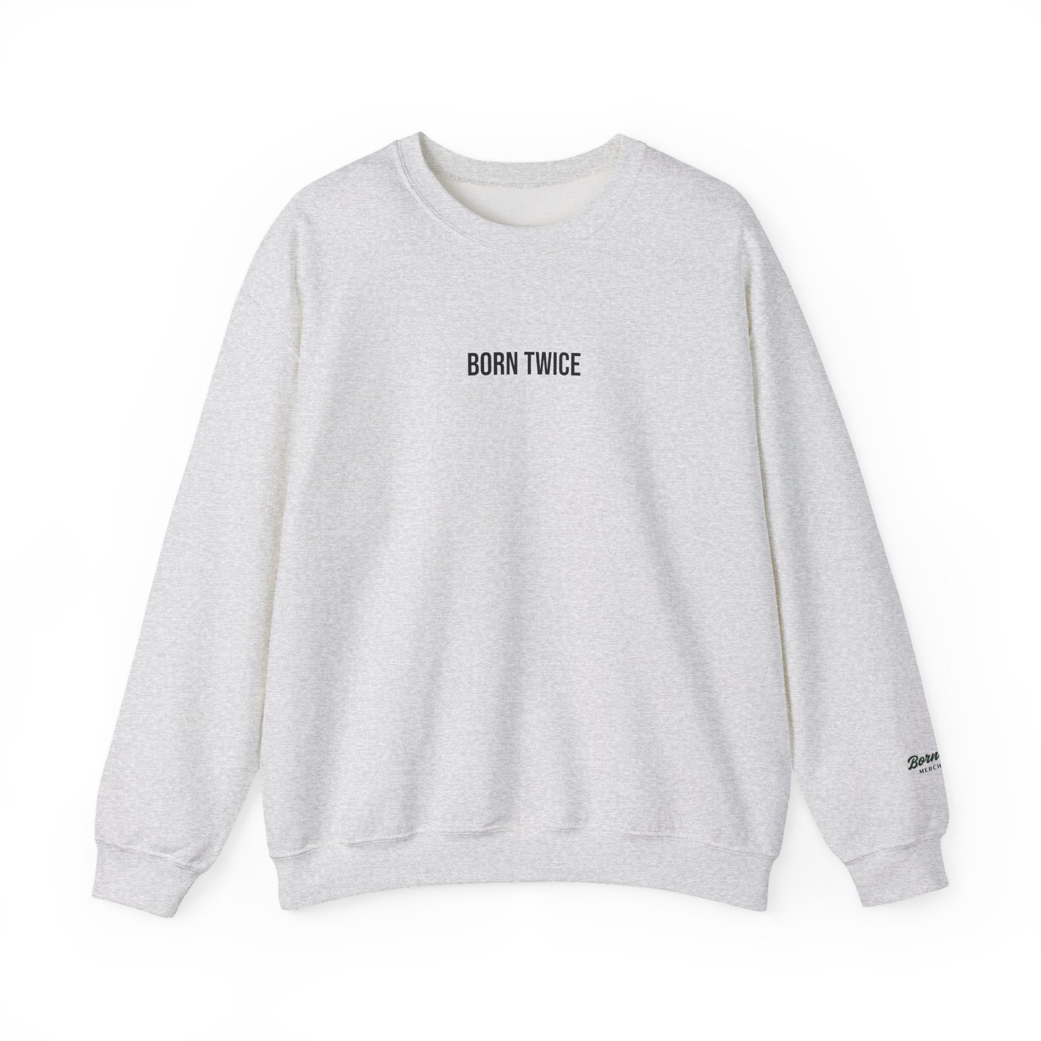 Born Twice (Small Logo) Crewneck Sweatshirt