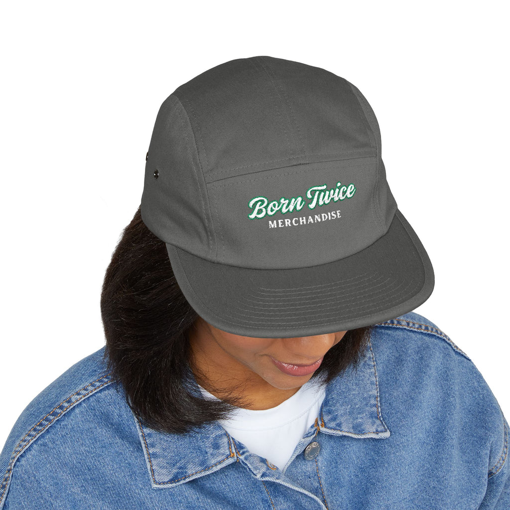 Born Twice Merchandise Embroidered 5 Panel Cap