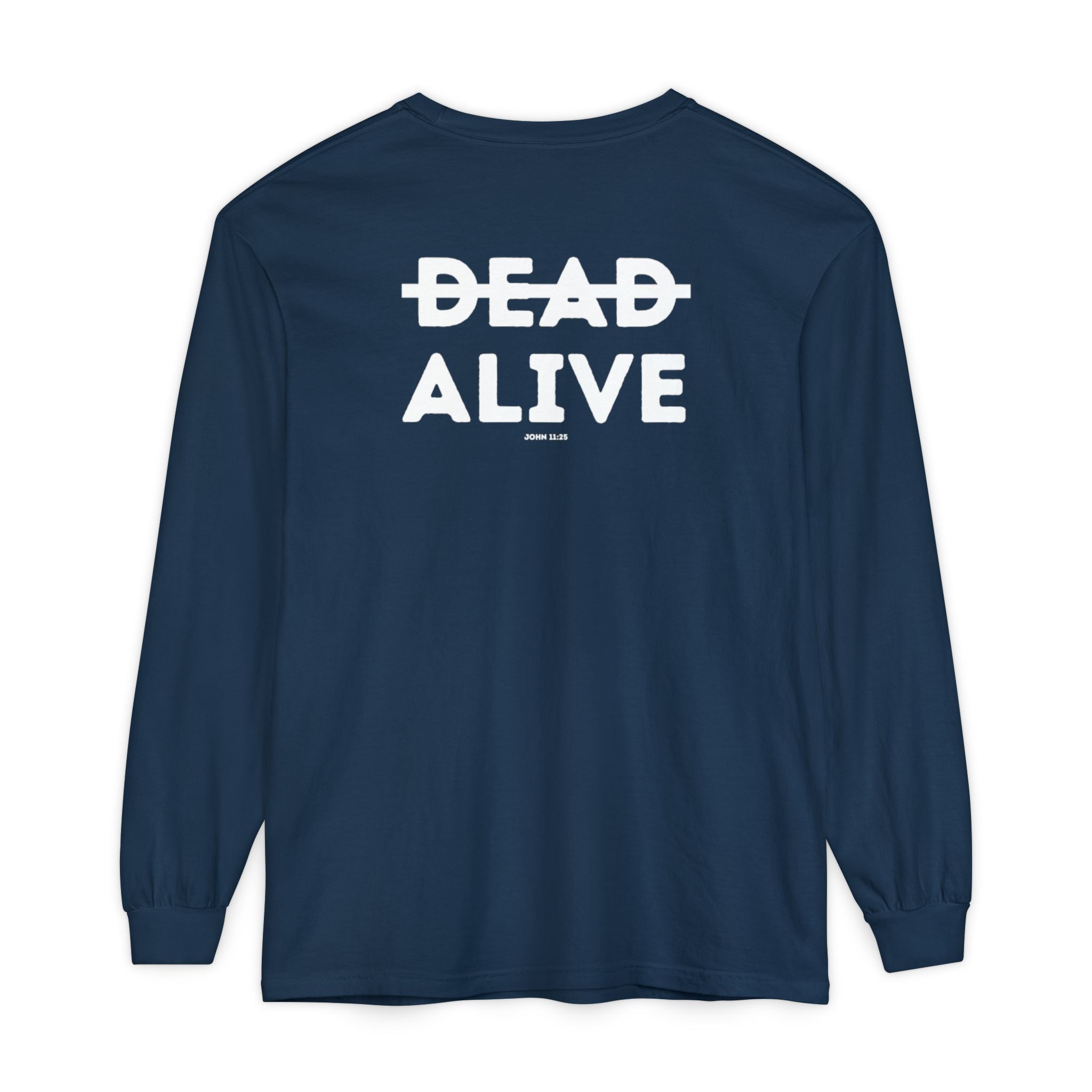 Dead Alive Graphic Long Sleeve T-Shirt — Minimal Front Logo