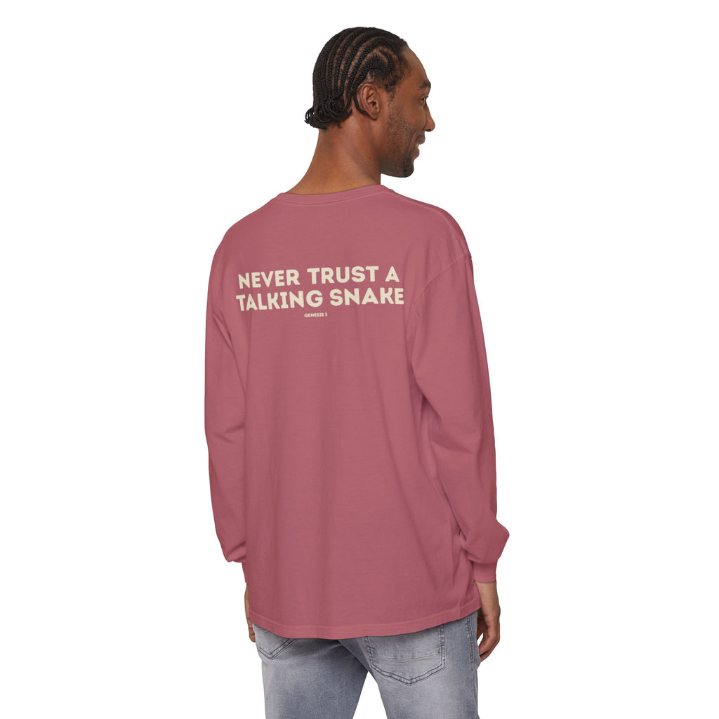 Never Trust a Talking Snake (Genesis 3) Long-Sleeved Shirt