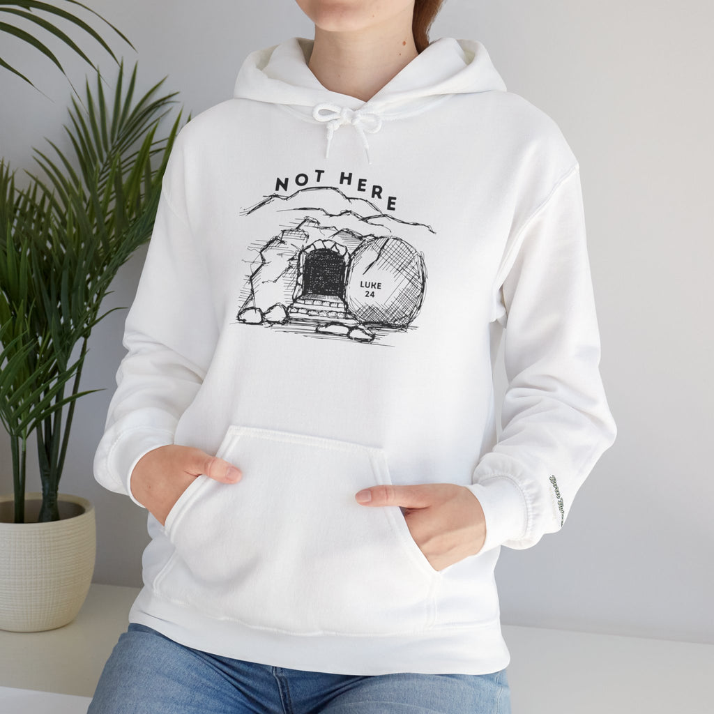 Not Here (Luke 24) Christian Hoodie