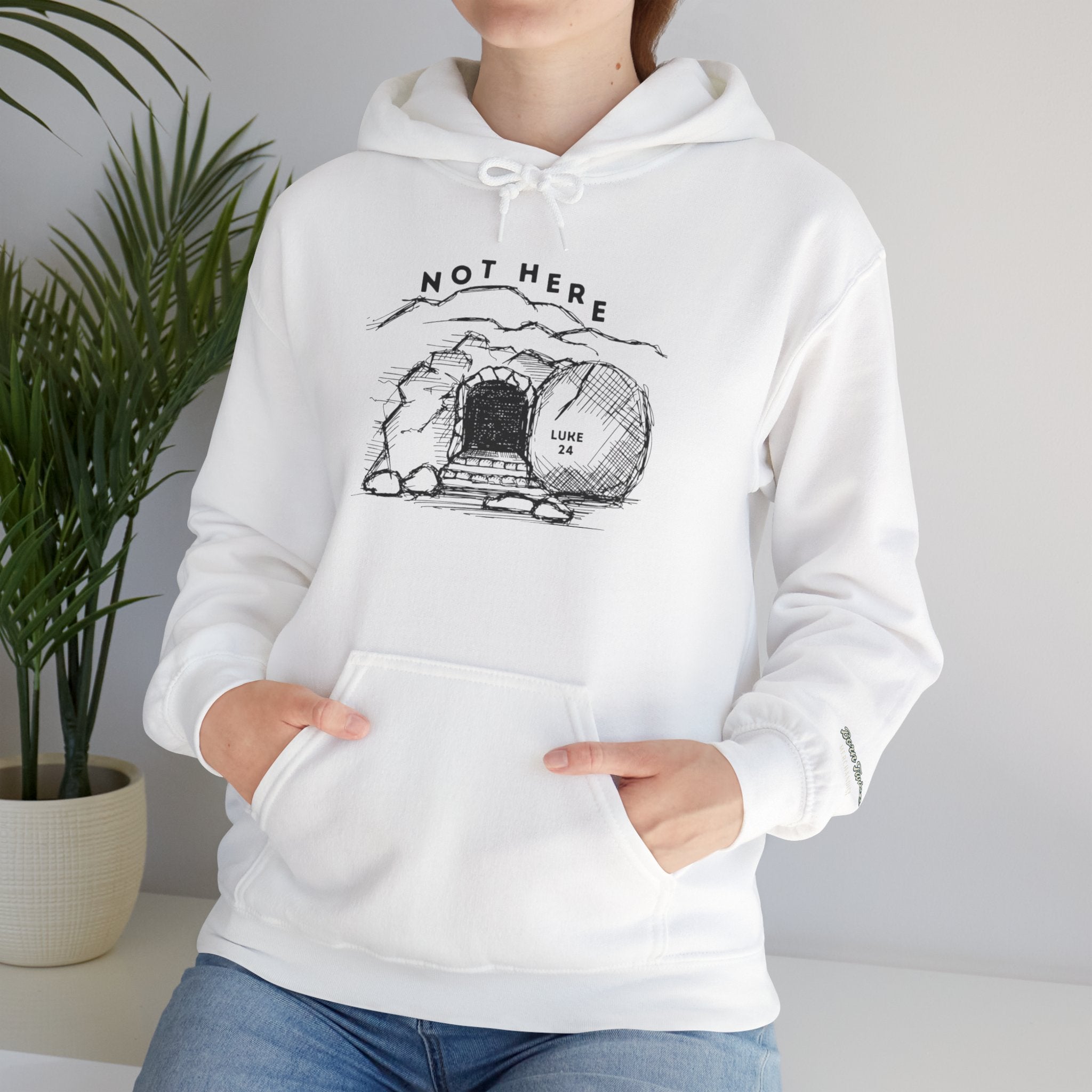 Not Here (Luke 24) Christian Hoodie