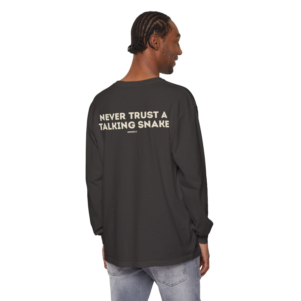 Never Trust a Talking Snake (Genesis 3) Long-Sleeved Shirt