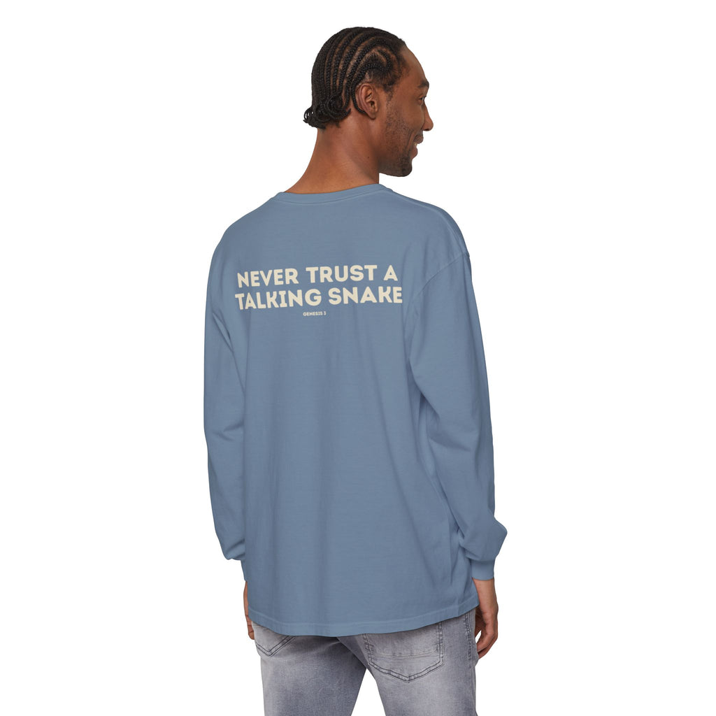 Never Trust a Talking Snake (Genesis 3) Long-Sleeved Shirt