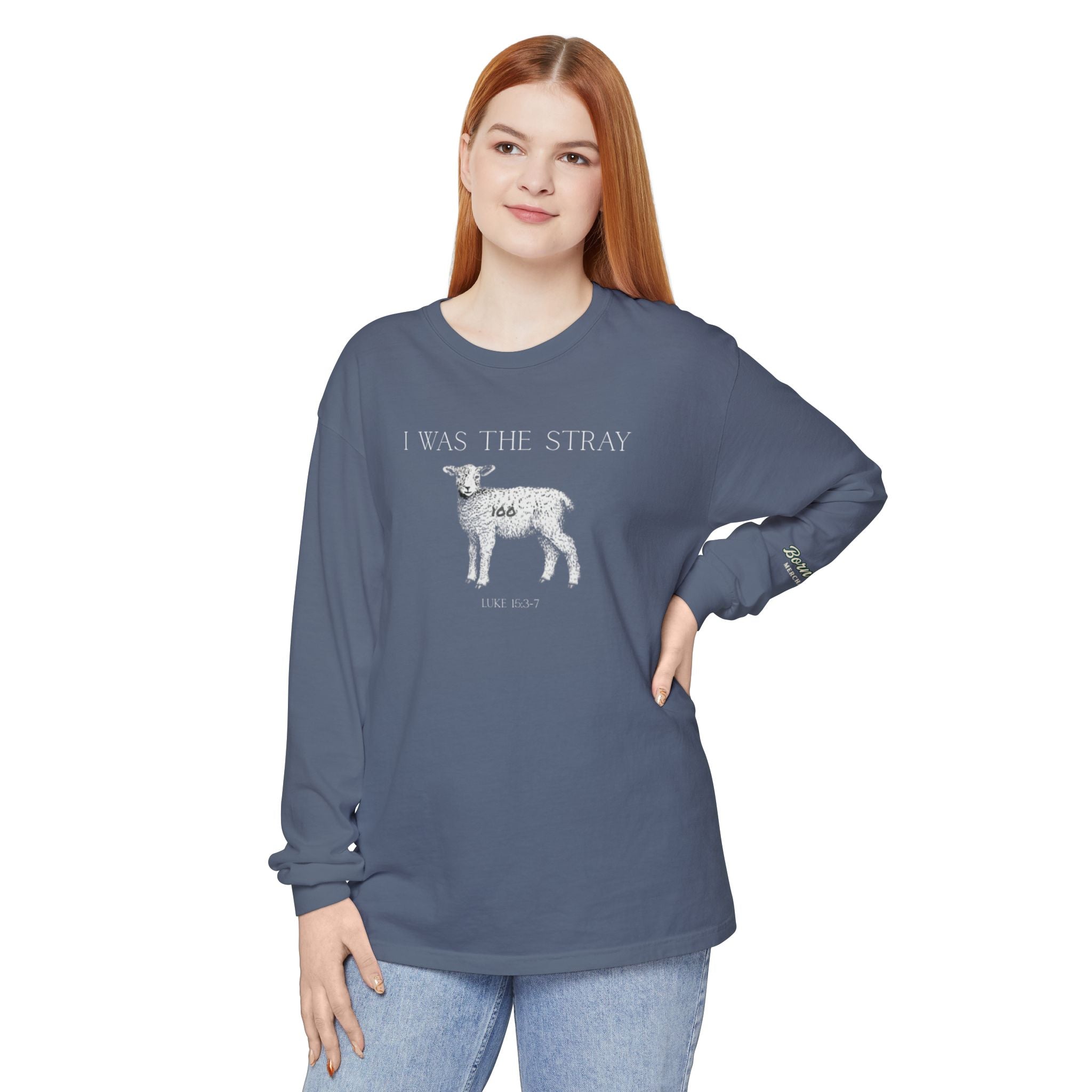 The Stray (Luke 15:3-7) Christian Long-sleeved T-shirt by