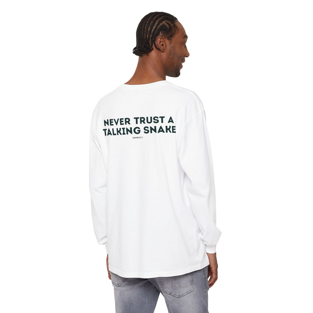 Never Trust a Talking Snake (Genesis 3) Long-Sleeved Shirt