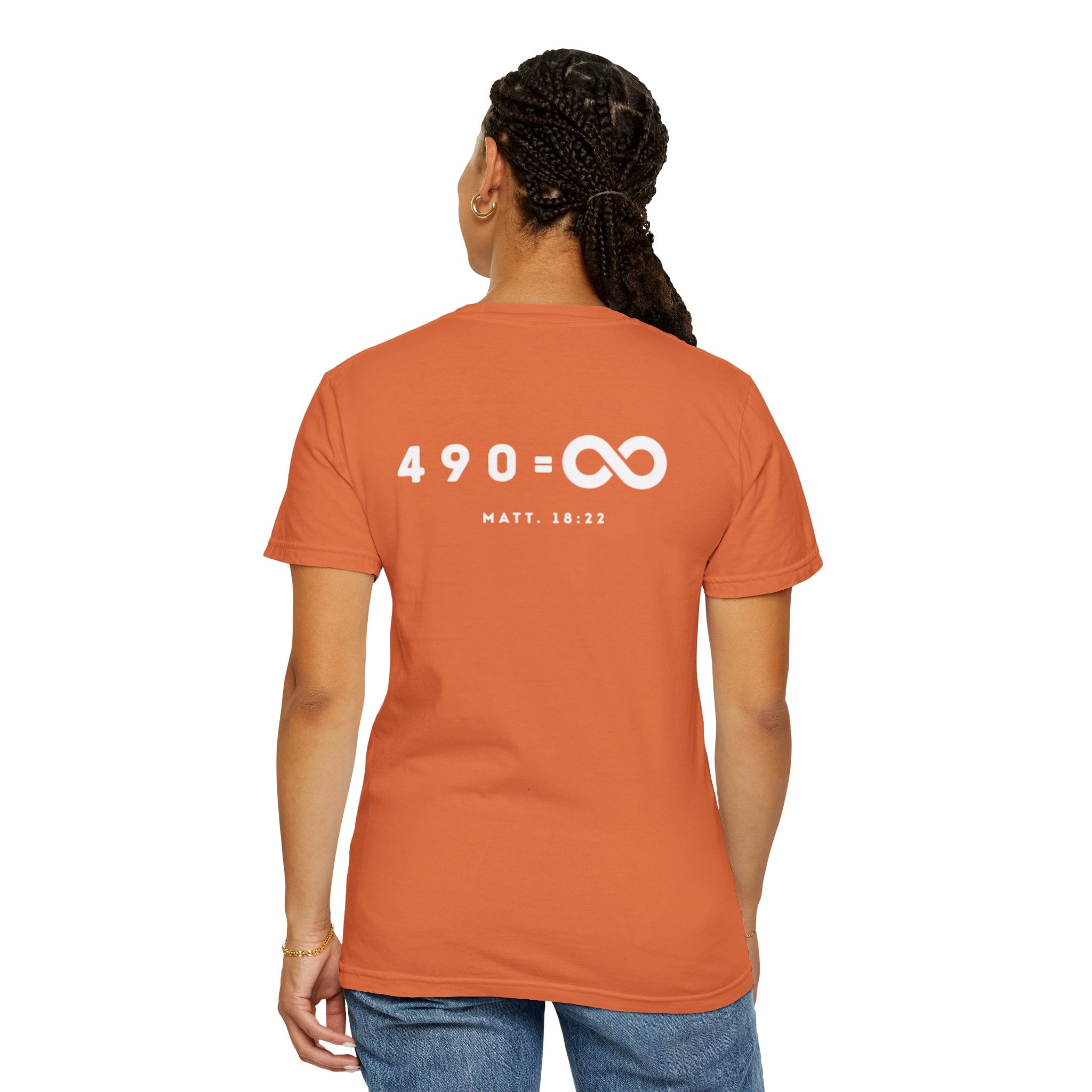 490= Infinity Matthew 18:22 shirt