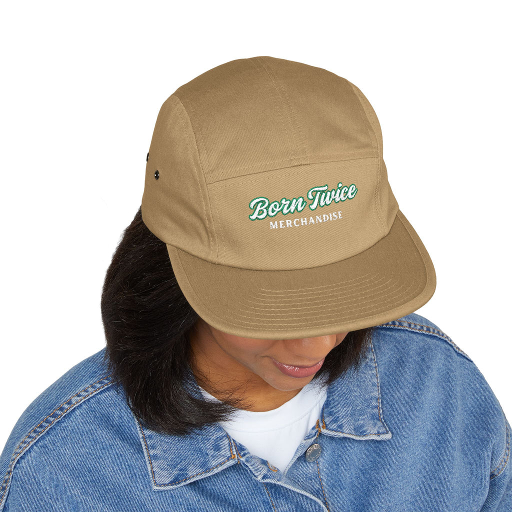 Born Twice Merchandise Embroidered 5 Panel Cap