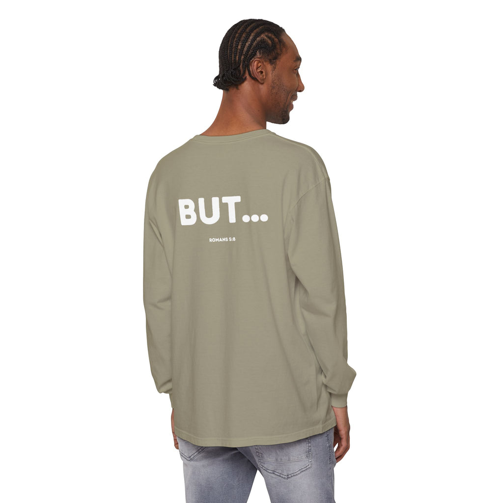 But... (Romans 5:8) Long-Sleeved Shirt