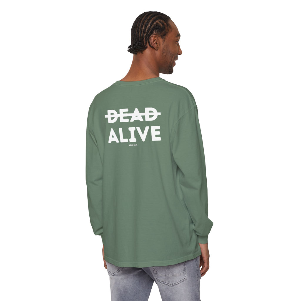 Dead Alive Graphic Long Sleeve T-Shirt — Minimal Front Logo