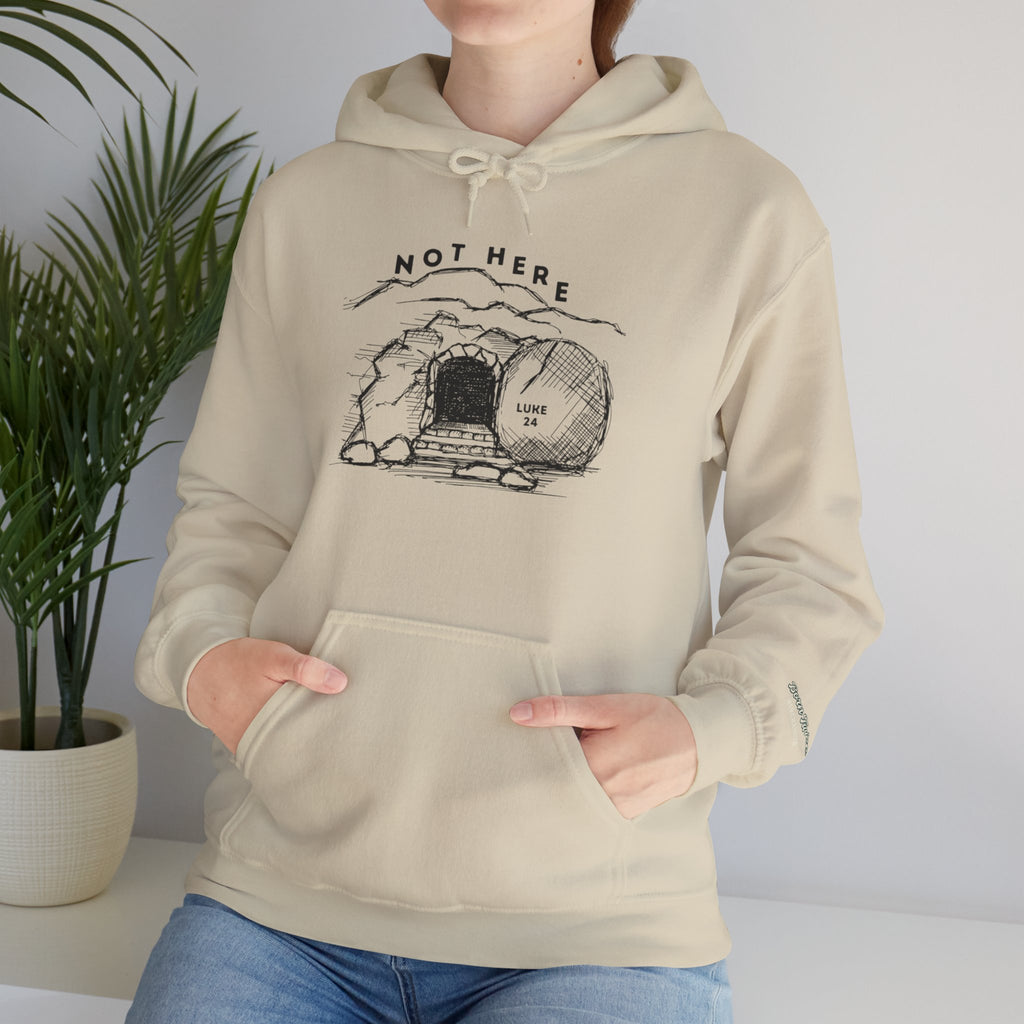 Not Here (Luke 24) Christian Hoodie