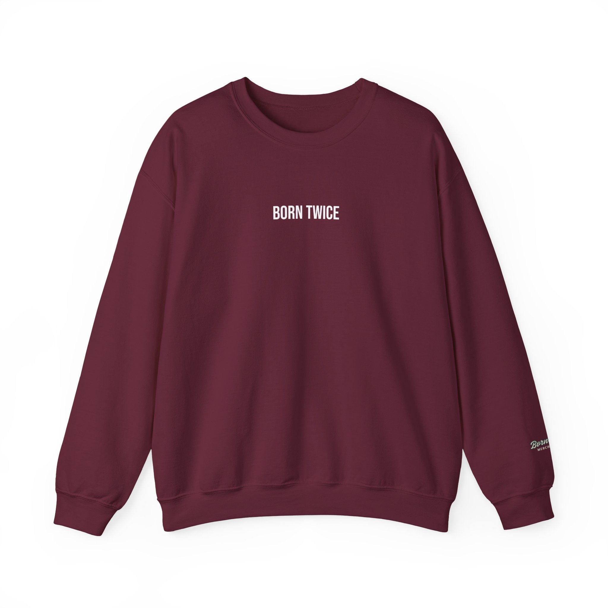 Born Twice (Small Logo) Crewneck Sweatshirt