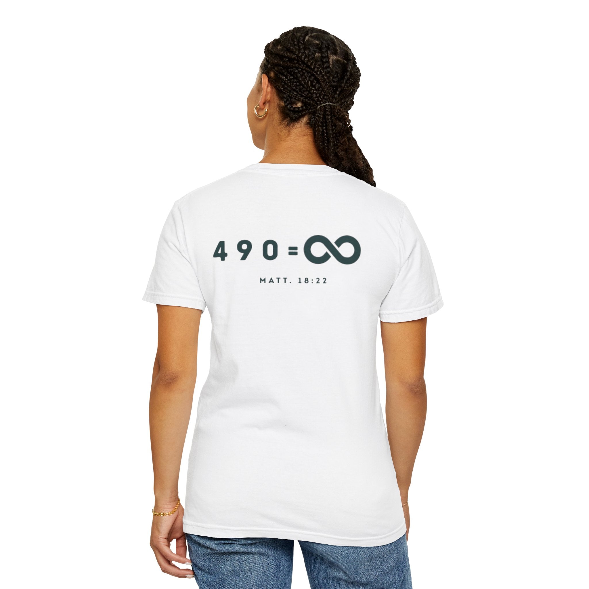 490= Infinity Shirt (Matthew 18:22)